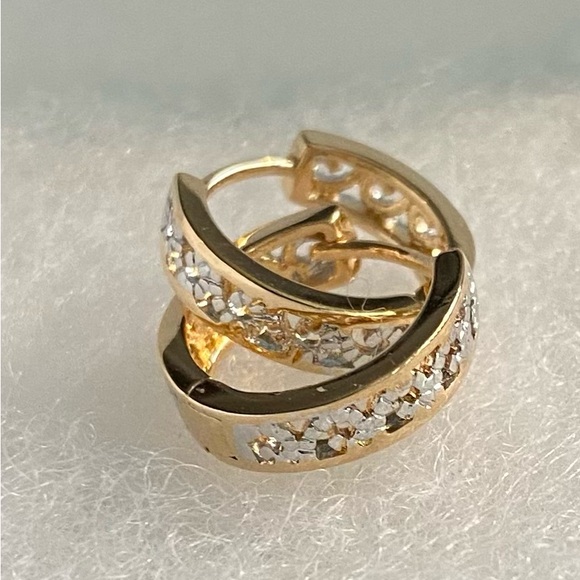 NEW Gold earrings #3 - Picture 2 of 3